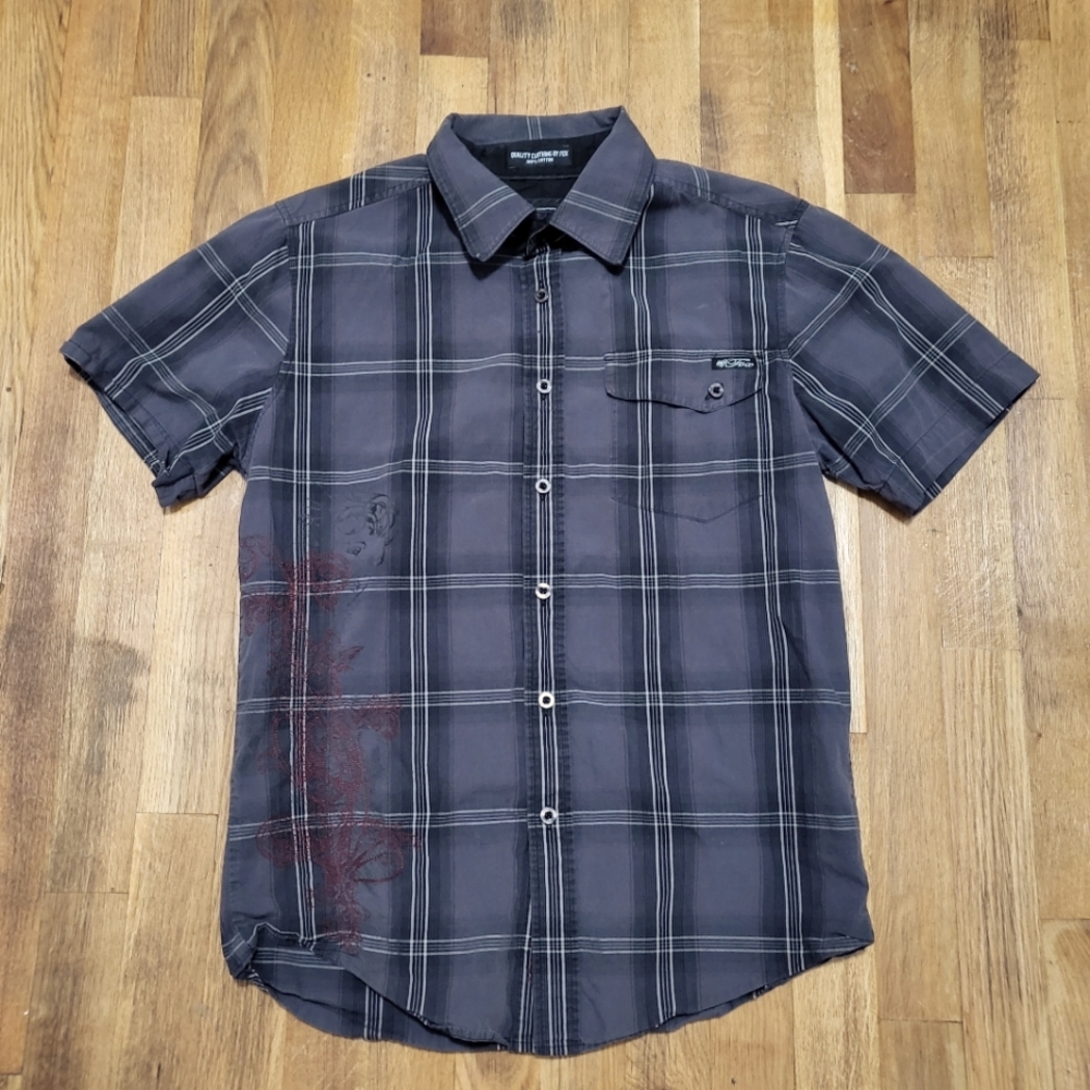 Boys Fox Racing  button down shirt